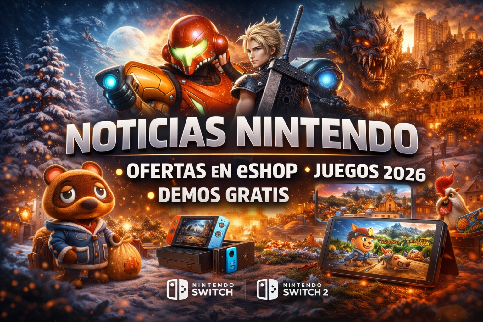 NOTICIÓN NINTENDO: OFERTAS EN eSHOP, LISTA DE JUEGOS 2026 Y MÁS FORMAS DE PROBAR JUEGOS GRATIS