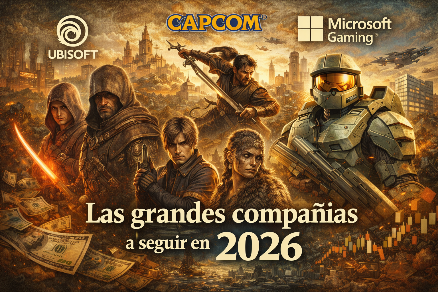 Las grandes compañías de videojuegos y sus juegos clave en 2026