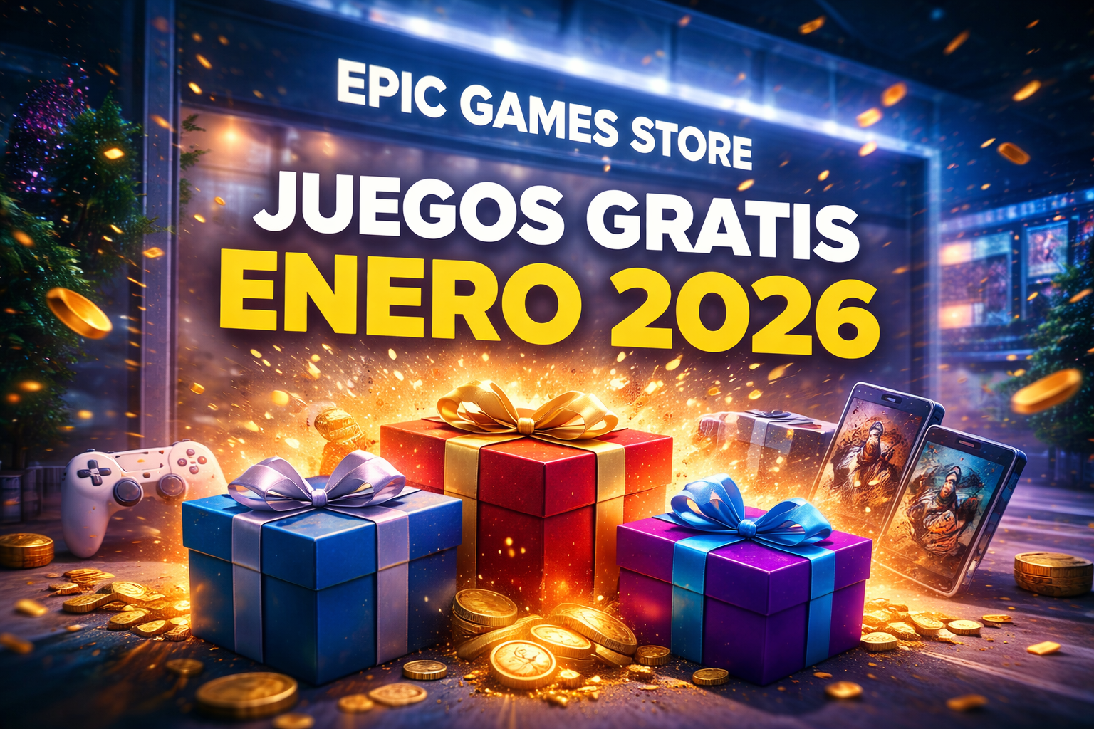 Epic Games Store en enero de 2026: juegos gratis, calendario y cómo reclamarlos