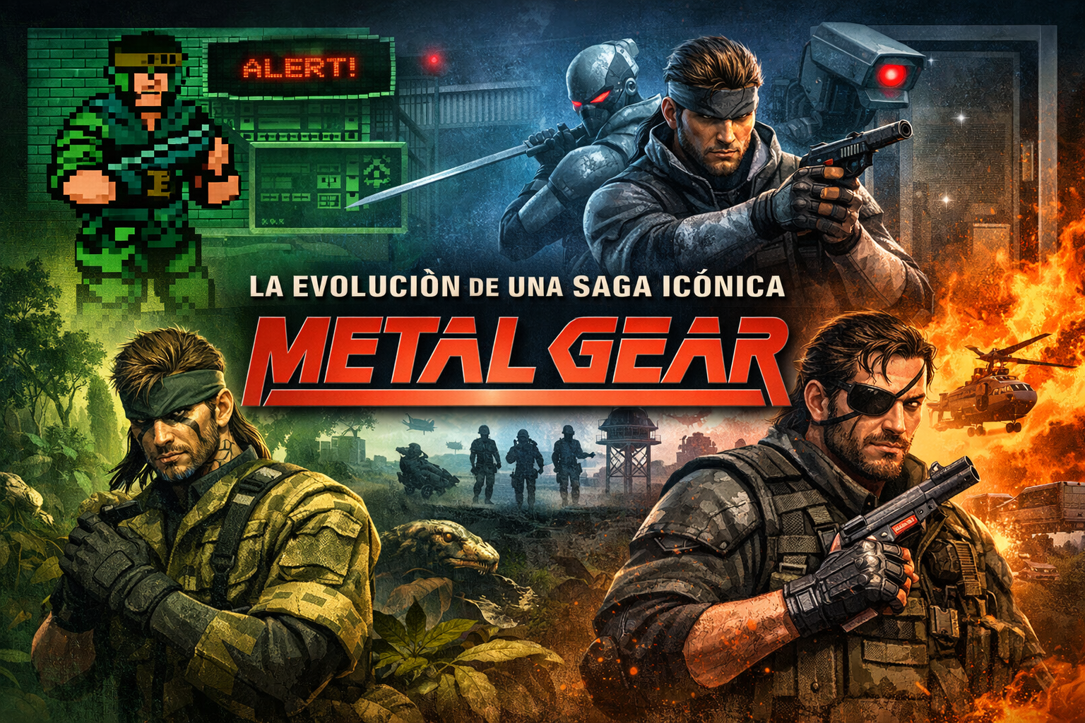 Metal Gear la saga que convirtió el sigilo en blockbuster
