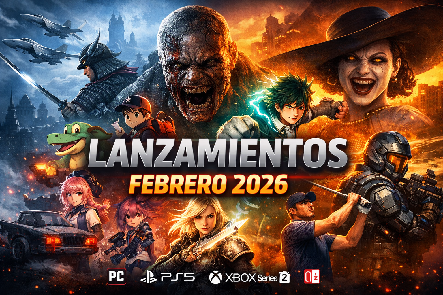 portada lanzamientos de febrero