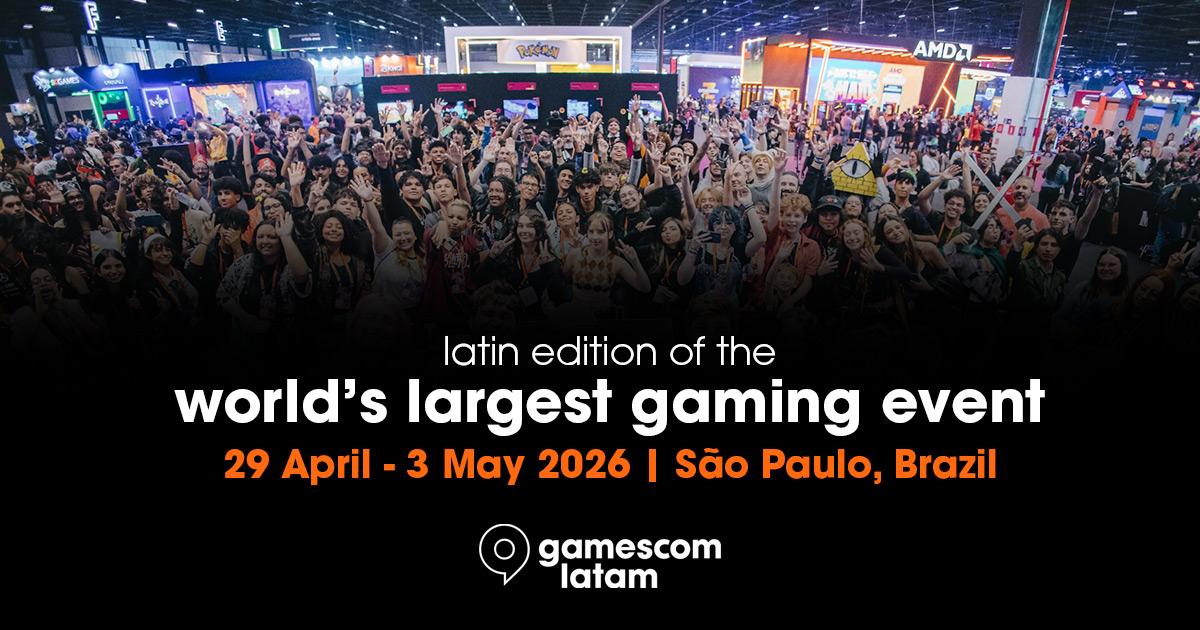 Gamescom LATAM 2026 en São Paulo con público asistente y fecha oficial del evento