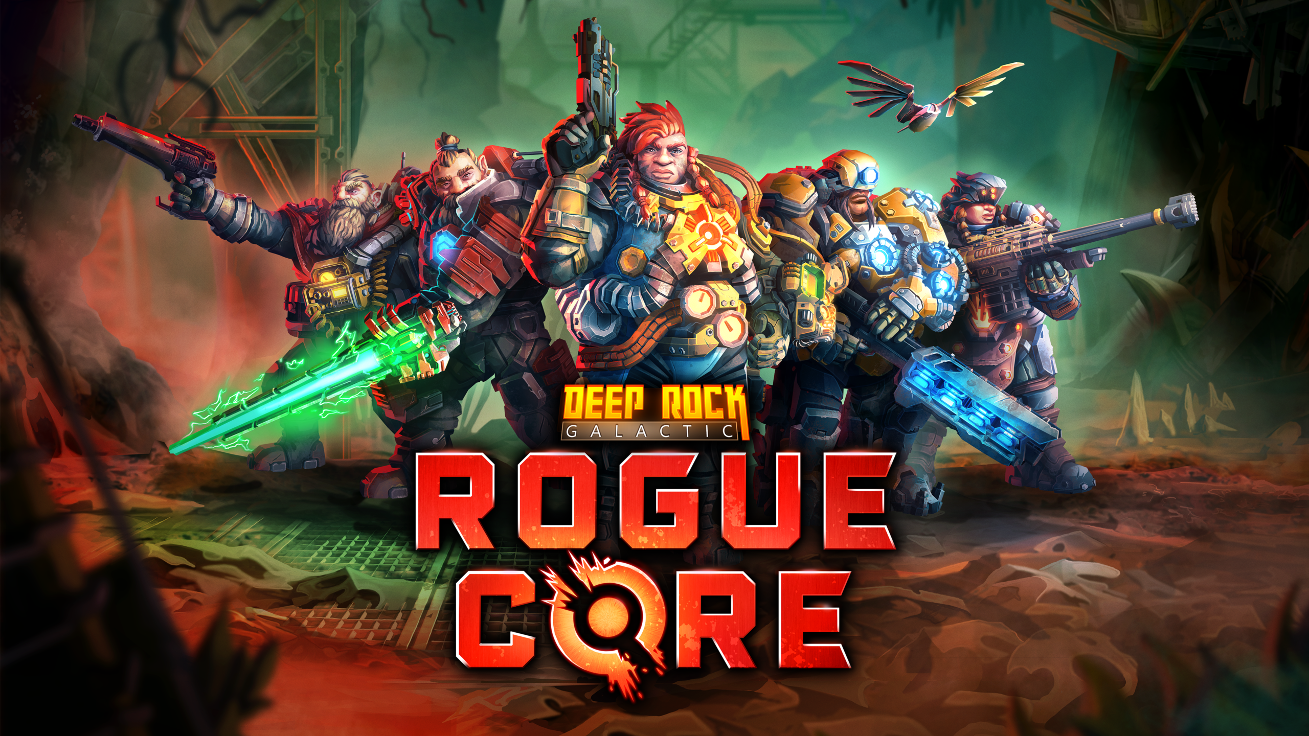Deep Rock Galactic: Rogue Core llega a PC con acción cooperativa y roguelite