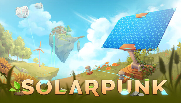Solarpunk convierte la supervivencia en una experiencia cozy entre islas flotantes