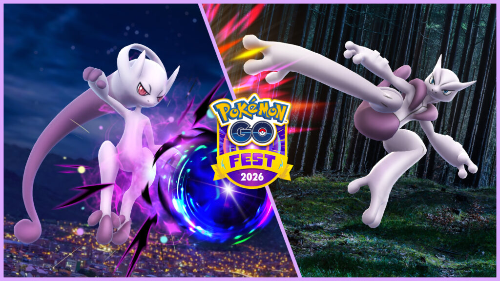 Mega Mewtwo X y Mega Mewtwo Y en Pokémon GO Fest 2026