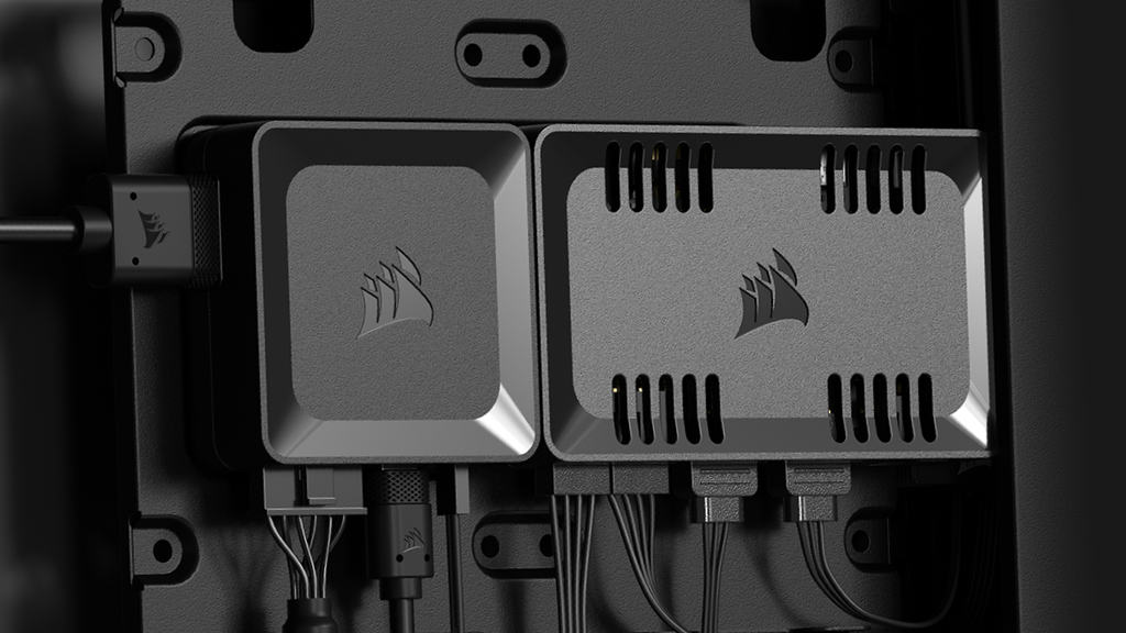 Integración de dispositivos iCUE LINK en el CORSAIR WARTHOG