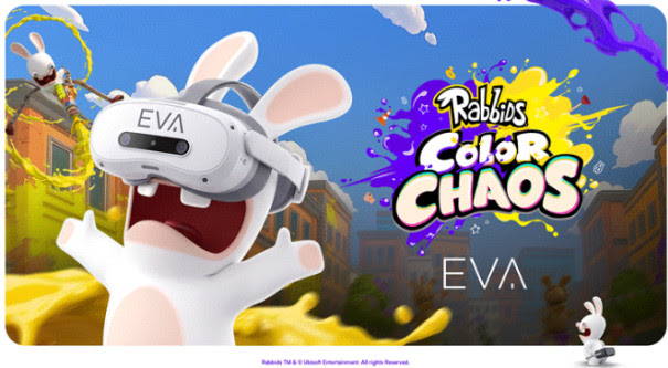 EVA Virtual Arenas estrena Rabbids: Color Chaos, una nueva experiencia familiar junto a Ubisoft