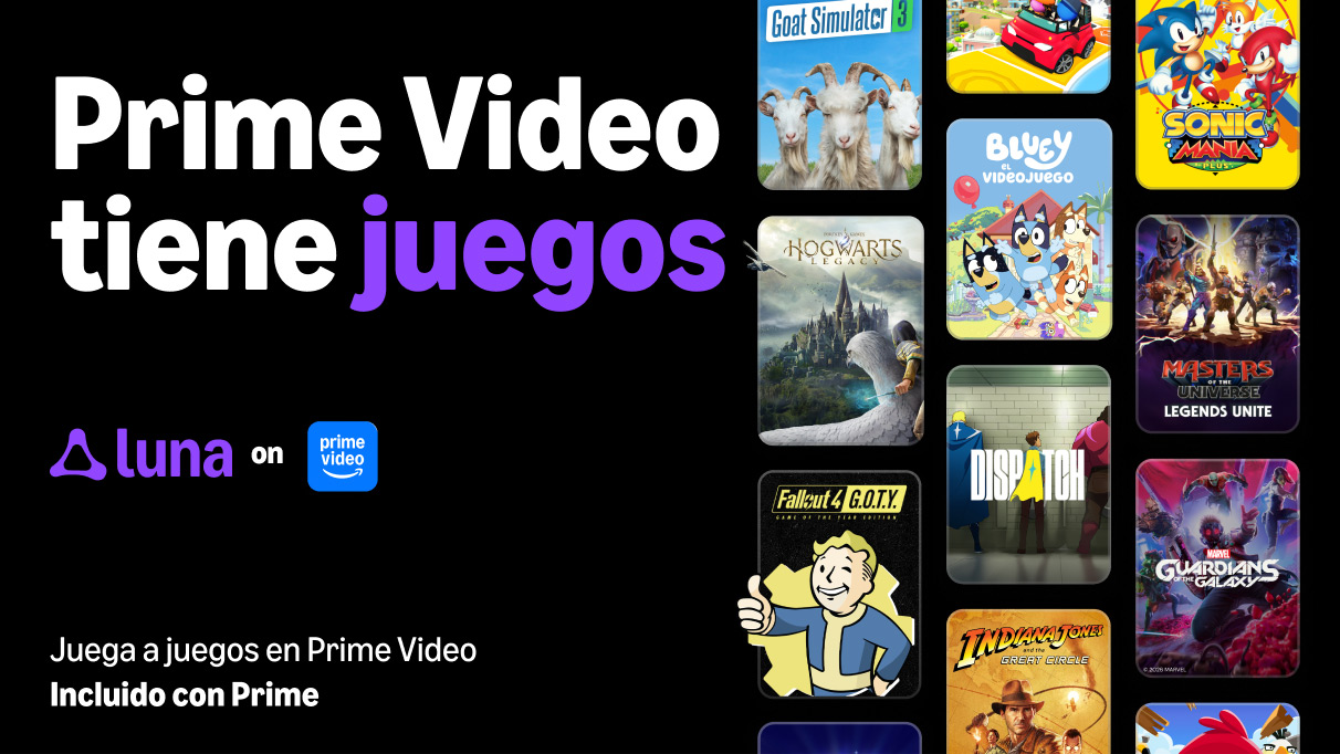 Amazon Luna llega a Prime Video en España para jugar desde Fire TV