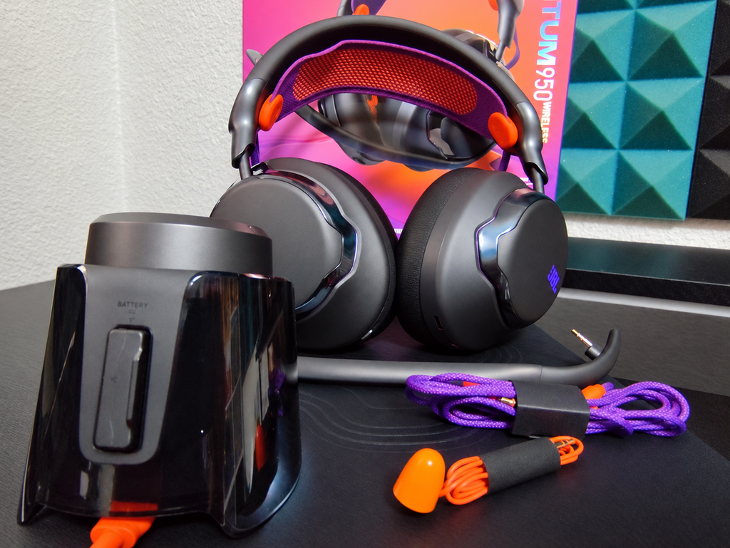 Accesorios incluidos con los auriculares JBL Quantum 950