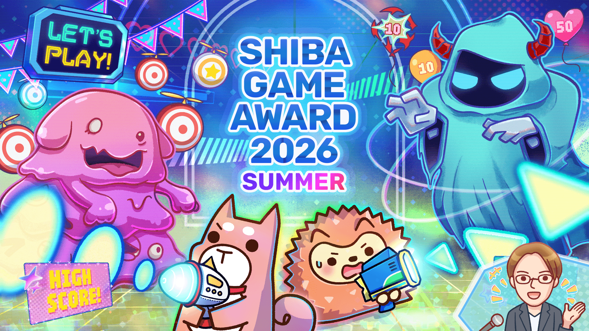 Cartel oficial de SHIBA GAME AWARD 2026 SUMMER